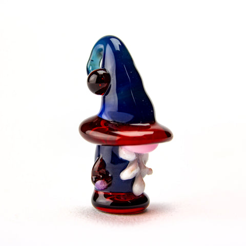 SRGlassworks Blue & Red Wizard Pendant #SRG51 - Planet Caravan