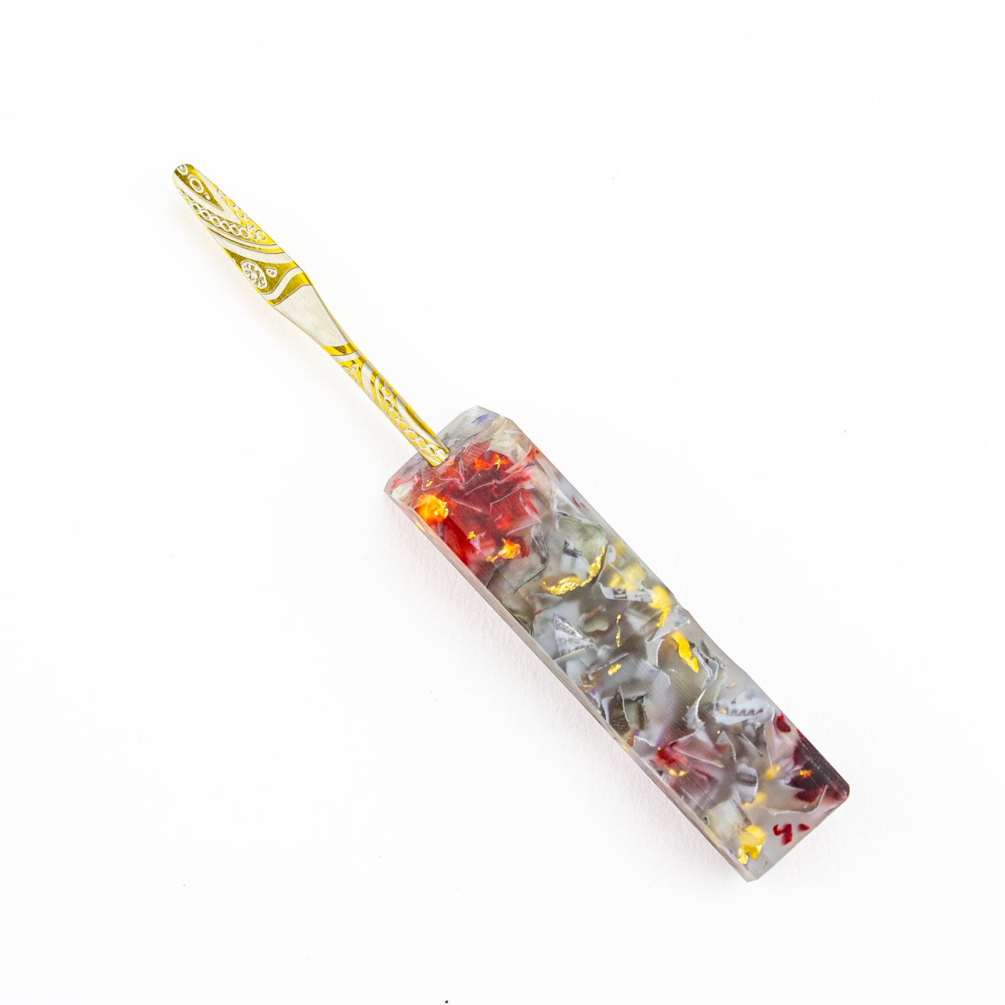 Kush Kush Glass Spatula Resin Dabber #KUS80 - Planet Caravan