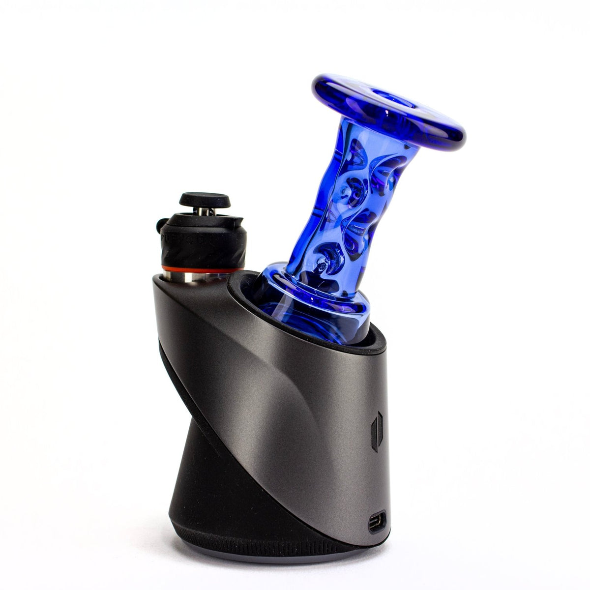 Durin Glass Blue Cooling Tower Peak Dry Top DUR10 Vaporizer Attachments | Planet Caravan