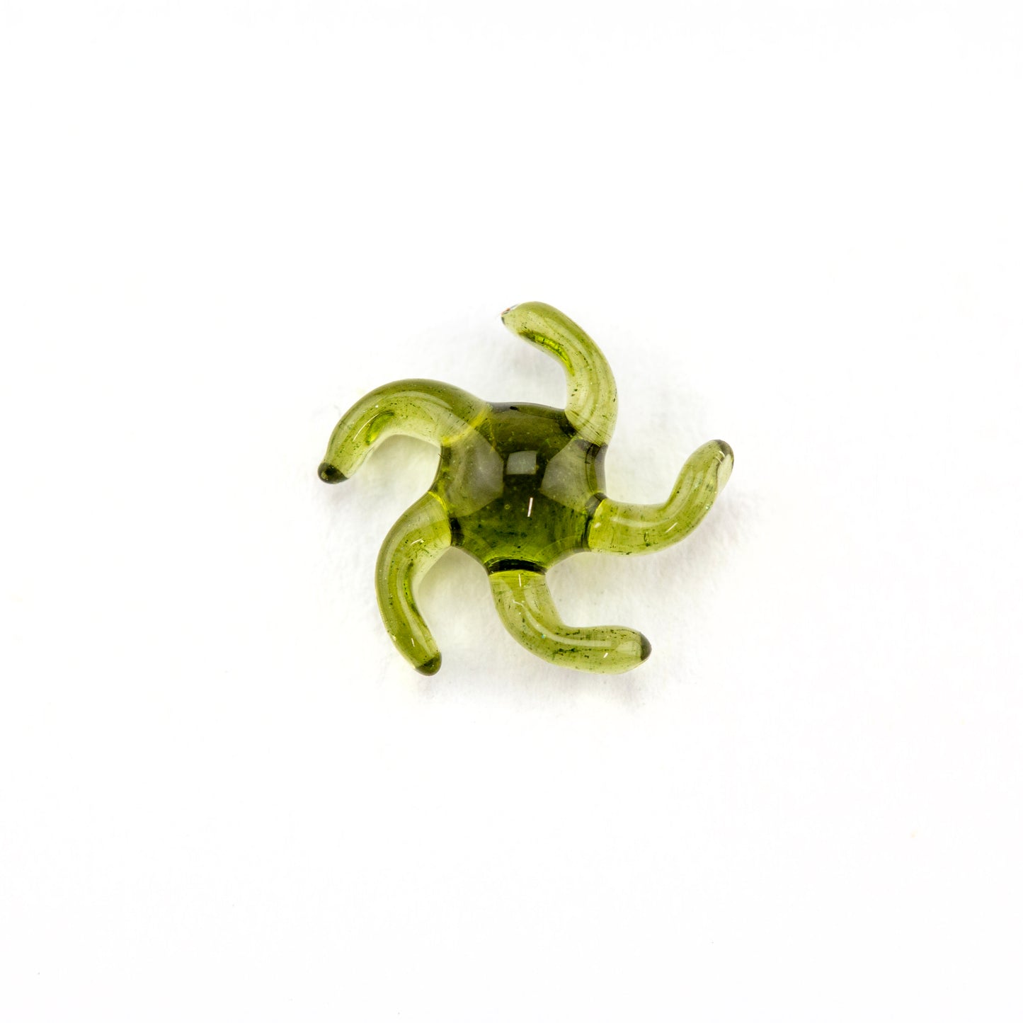 Yarbi Glass Smoke Peak Pro Spinner Pearl #YAR38 - Planet Caravan