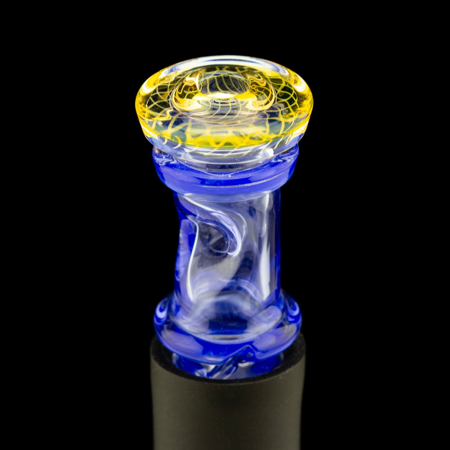 Gatez Glass Neptune Fumicello Pivot Mouthpiece #GAT08 - Planet Caravan