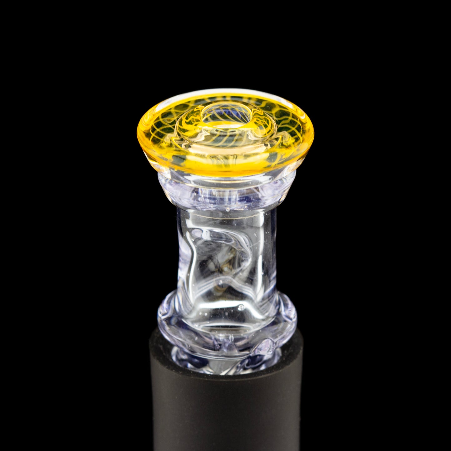 Gatez Glass Rose Quartz Fumicello Pivot Mouthpiece #GAT10 - Planet Caravan