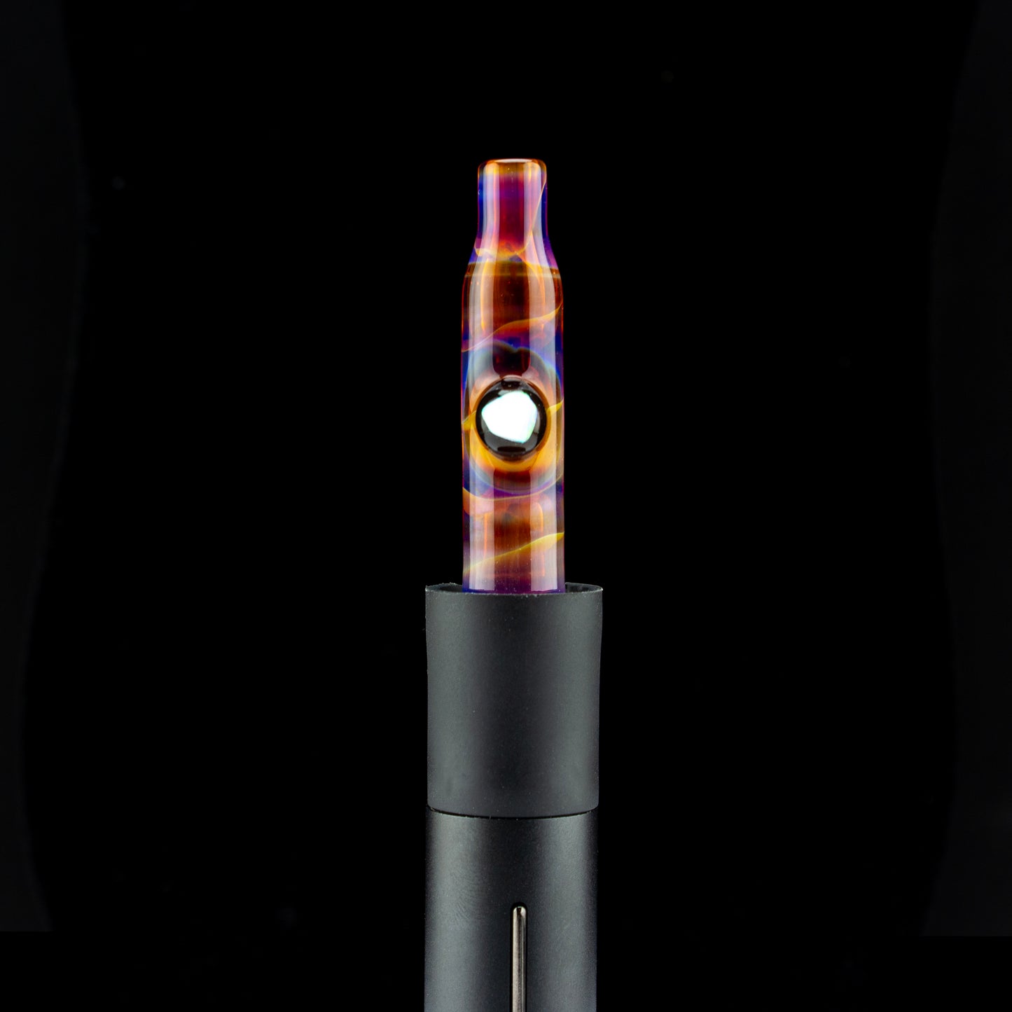 Major GlassLab Amber Purple Opal Pivot Tip #MGL17 - Planet Caravan