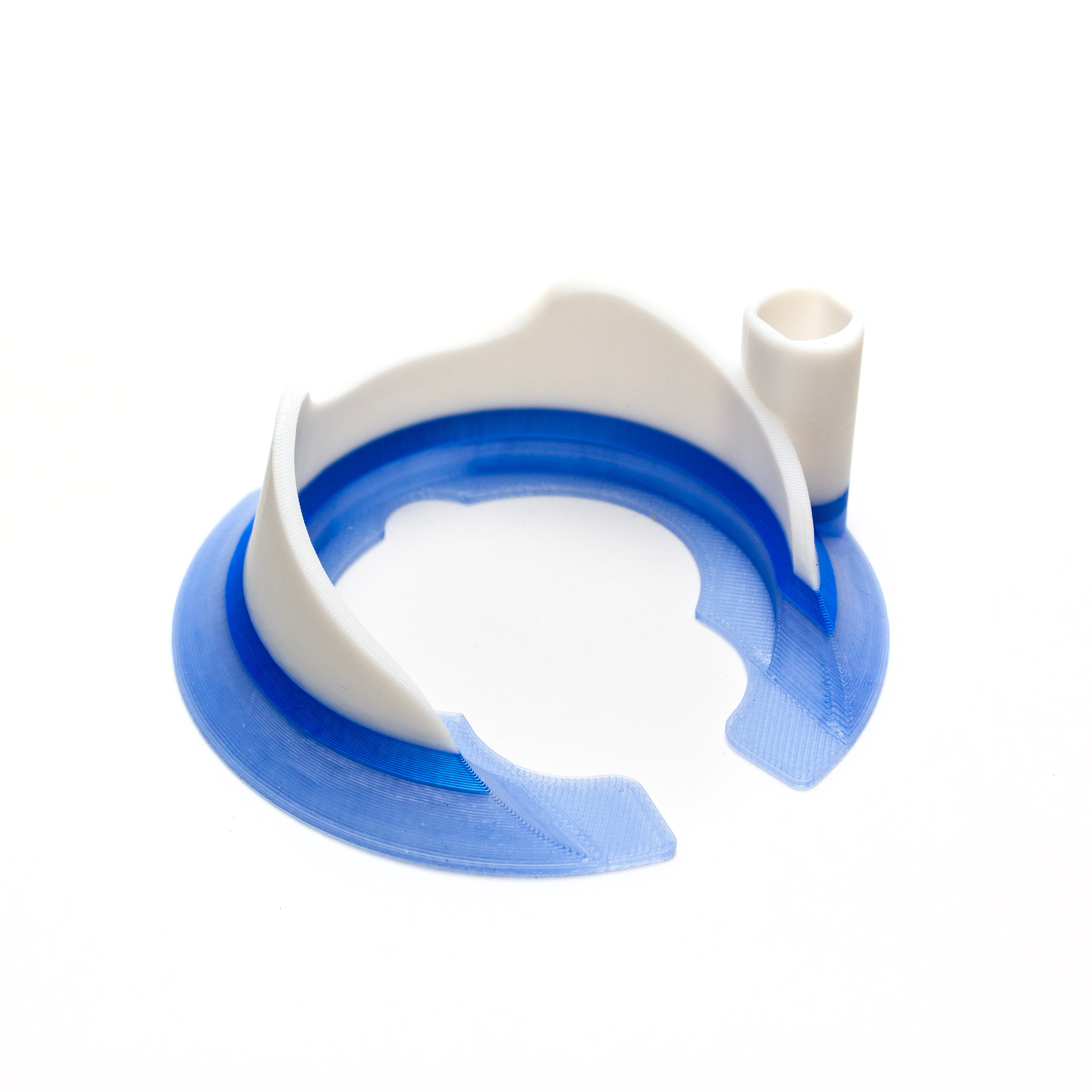 Derek Holtz White, Blue & Baby Blue Peak Pro + Hot Knife Base #DHZ50 - Planet Caravan