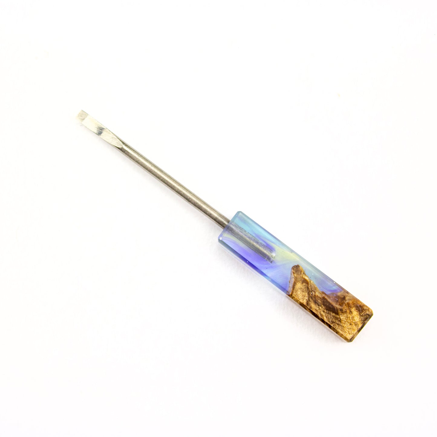 Dunkin Dabbers Pourcasso Burl & Resin Mini Dabber #DUD39 - Planet Caravan