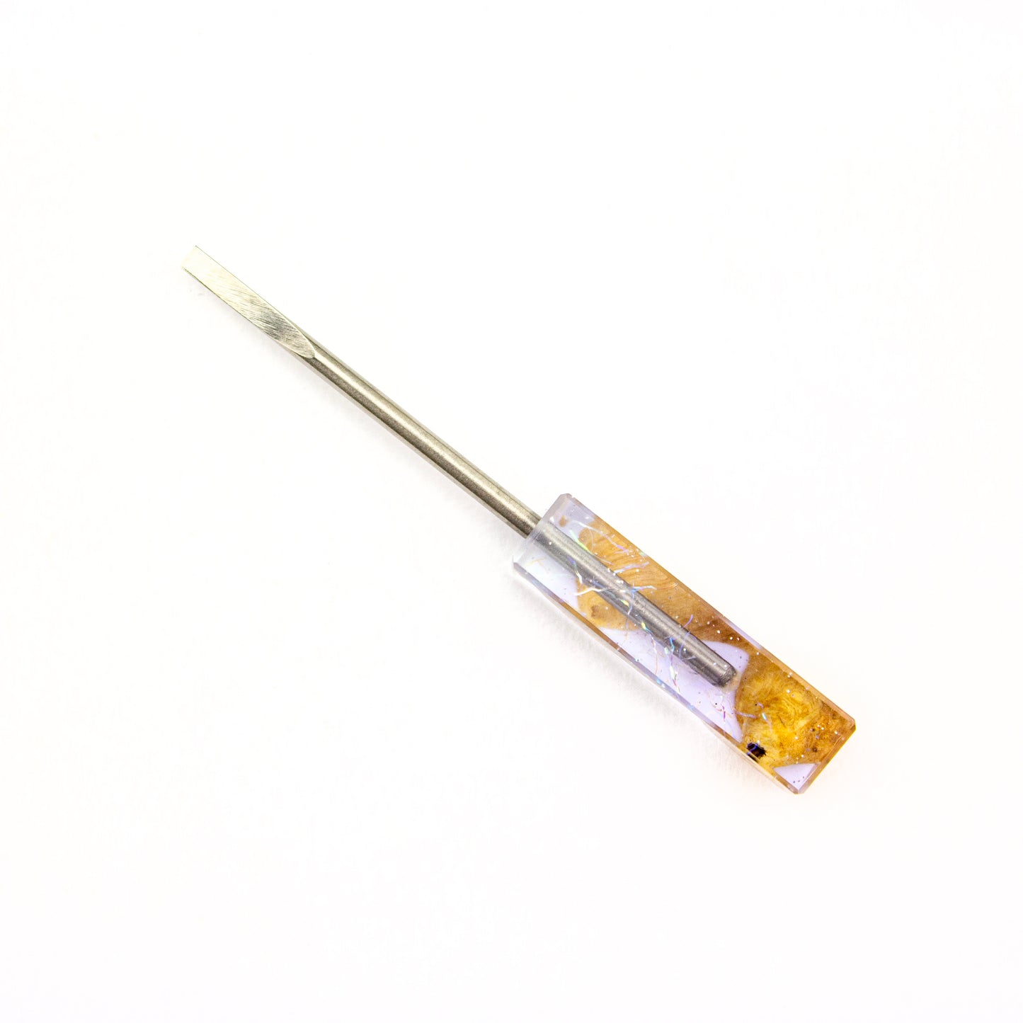 Dunkin Dabbers Pourcasso Burl & Resin Mini Dabber #DUD40 - Planet Caravan