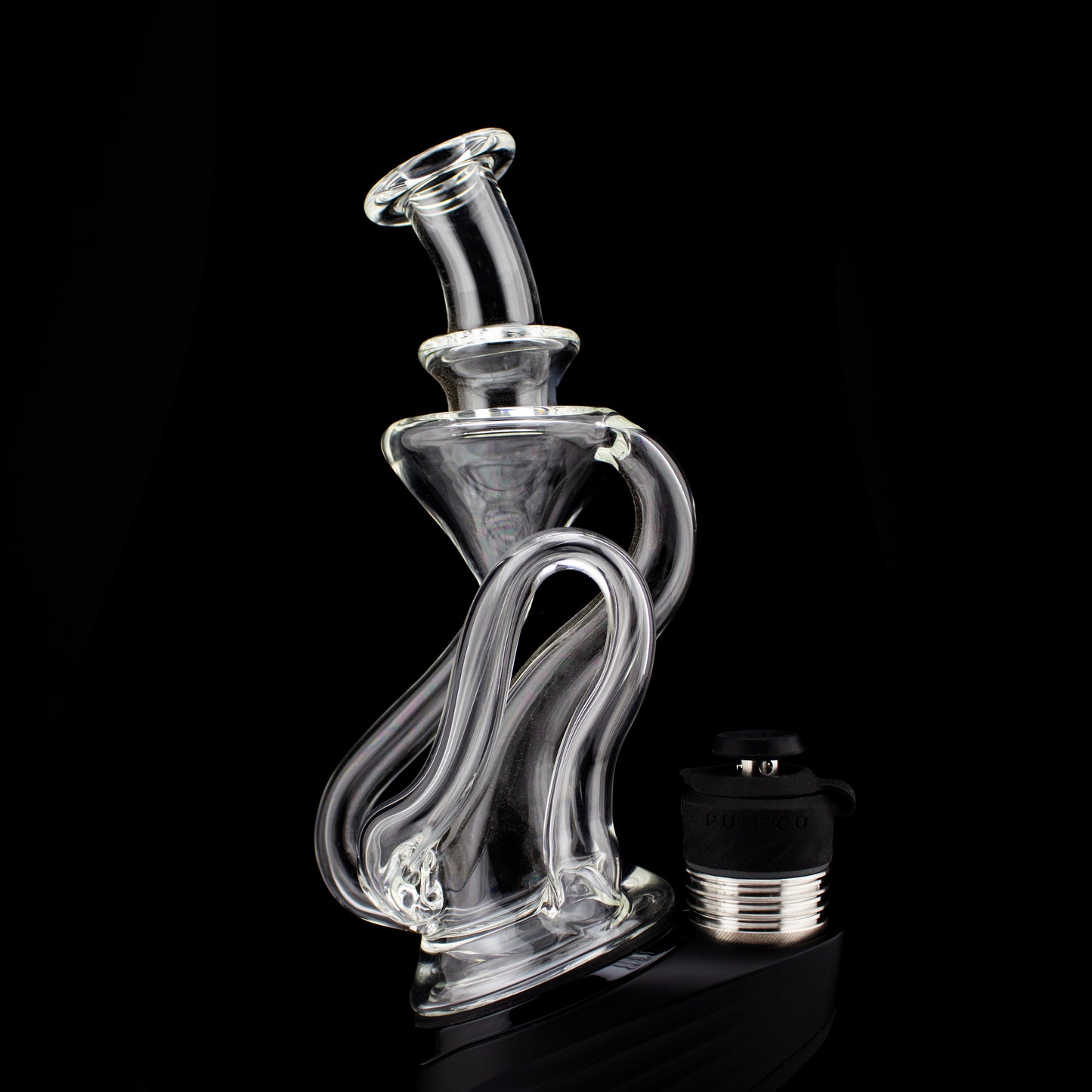 DesiB Glass Clear Peak Flowter Recycler #DEB01 - Planet Caravan