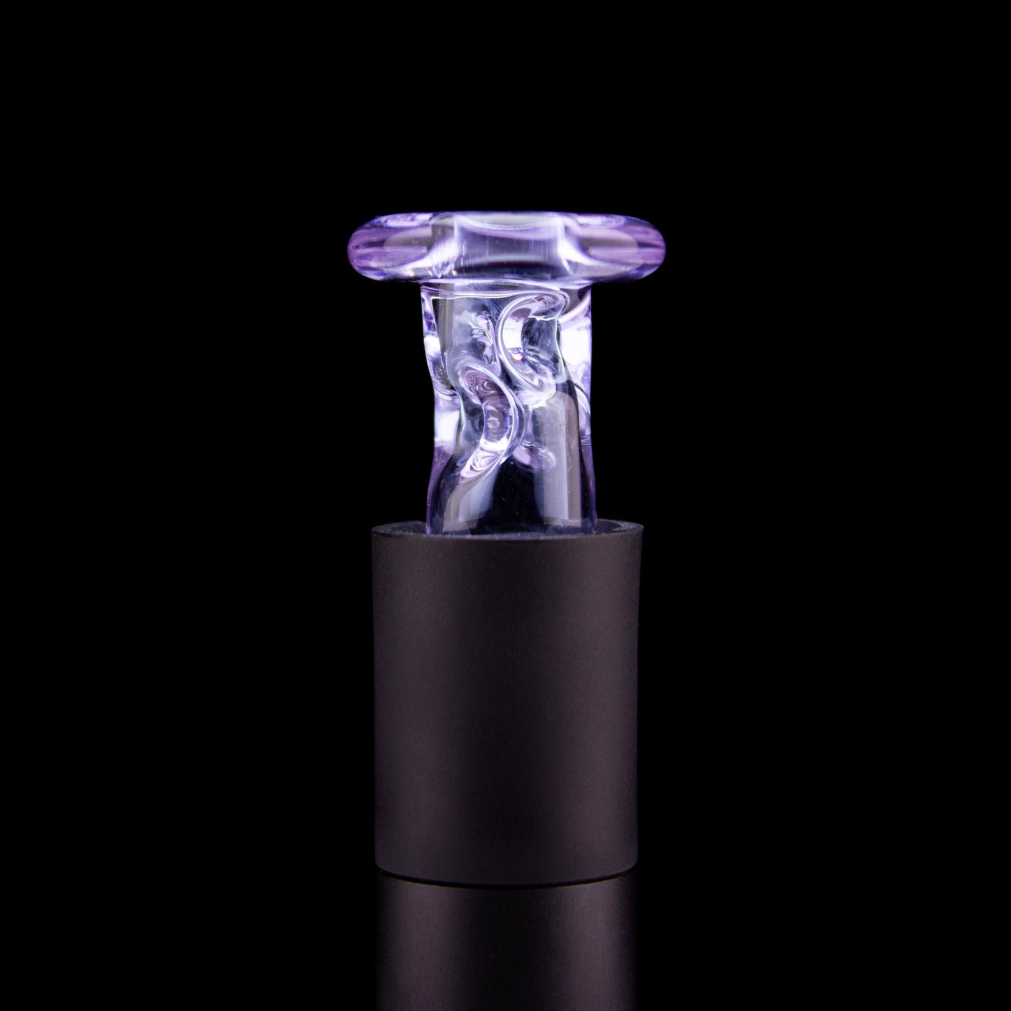 Durin Glass Trans Purple Pivot Cooling Tip #DUR38 - Planet Caravan