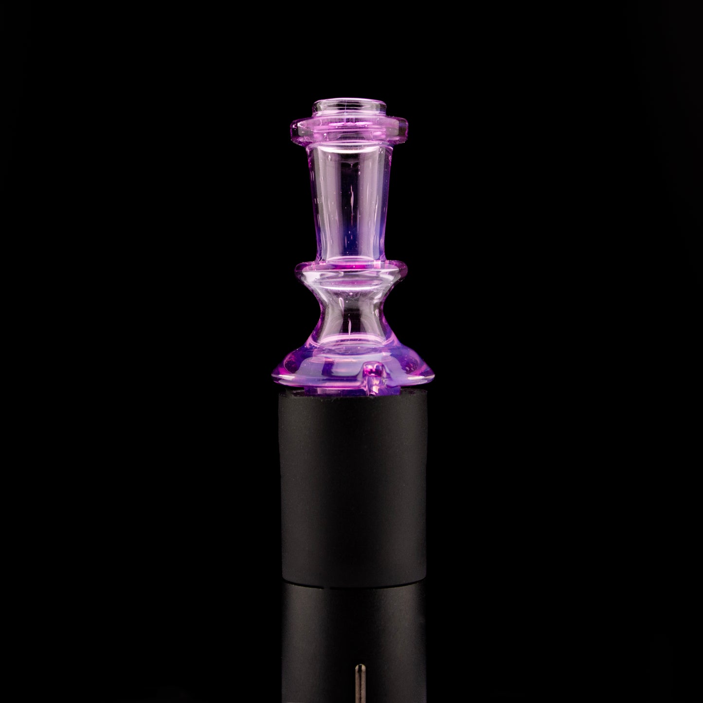 Twisted Boro Glass Unique Gold Purple Pivot Tip #TWB06 - Planet Caravan