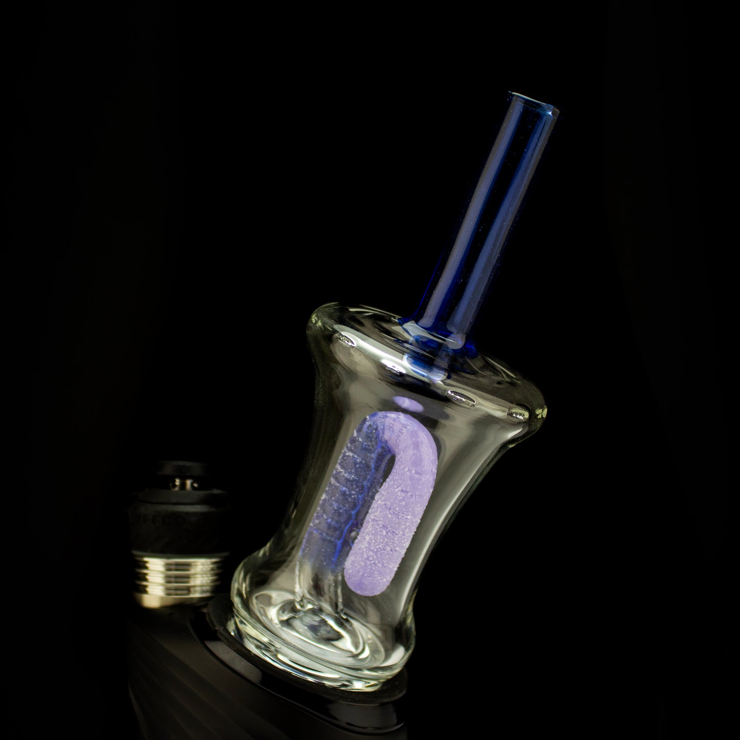 Emperial 1 Glass Blue & Purple Candy Cup Peak Top #EMP456 - Planet Caravan