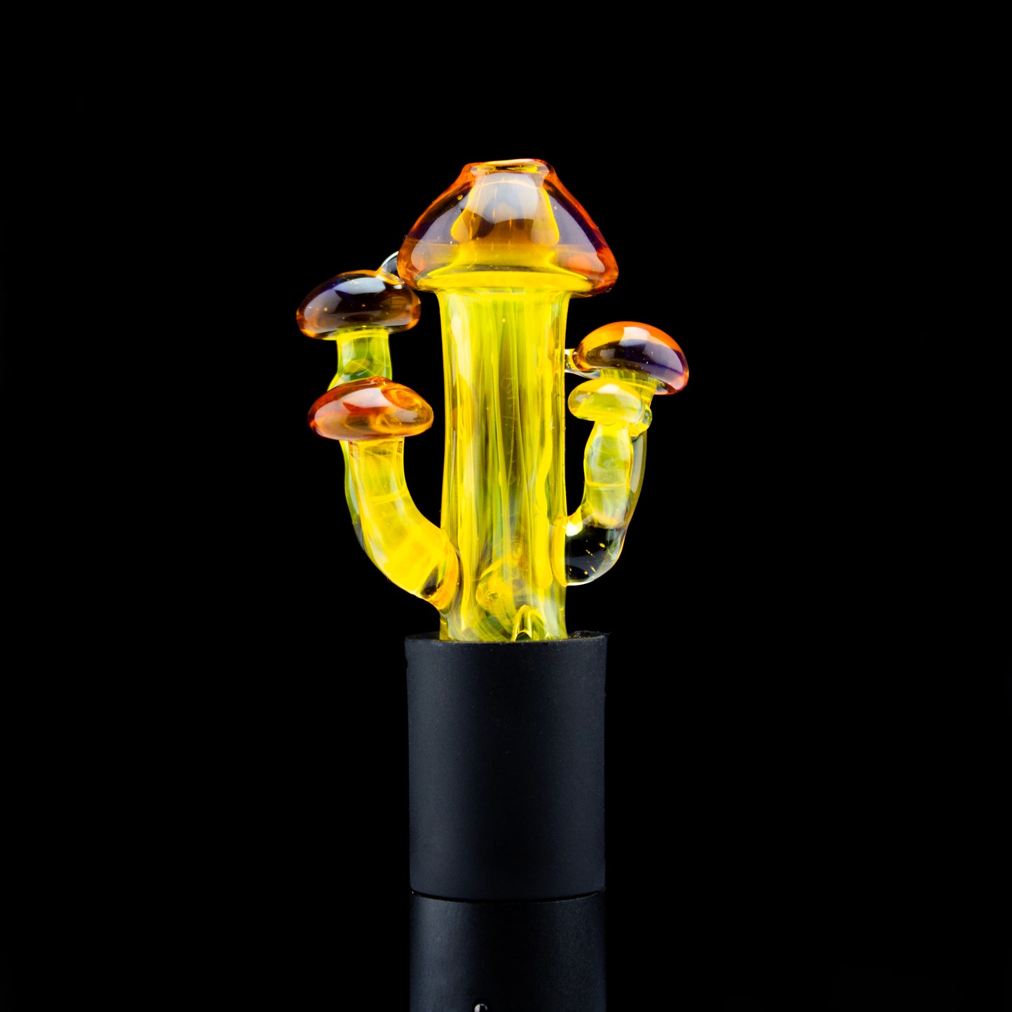 Biohaz Creations Fumed Mushroom Pivot Tip #BIC14 - Planet Caravan
