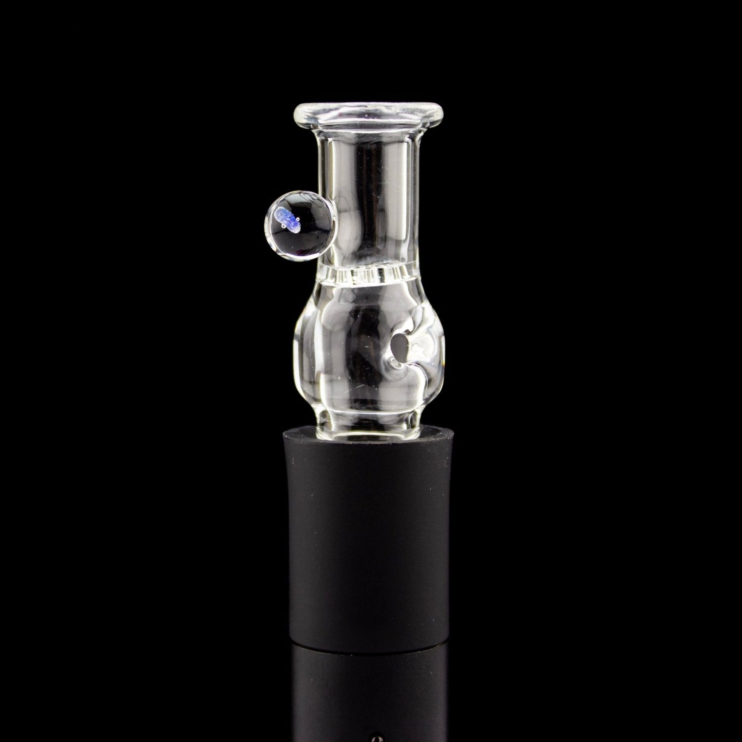 Dark Matter Dark Matter | Clear Bubble Pivot Tip Heady Pivot Accessories | Planet Caravan
