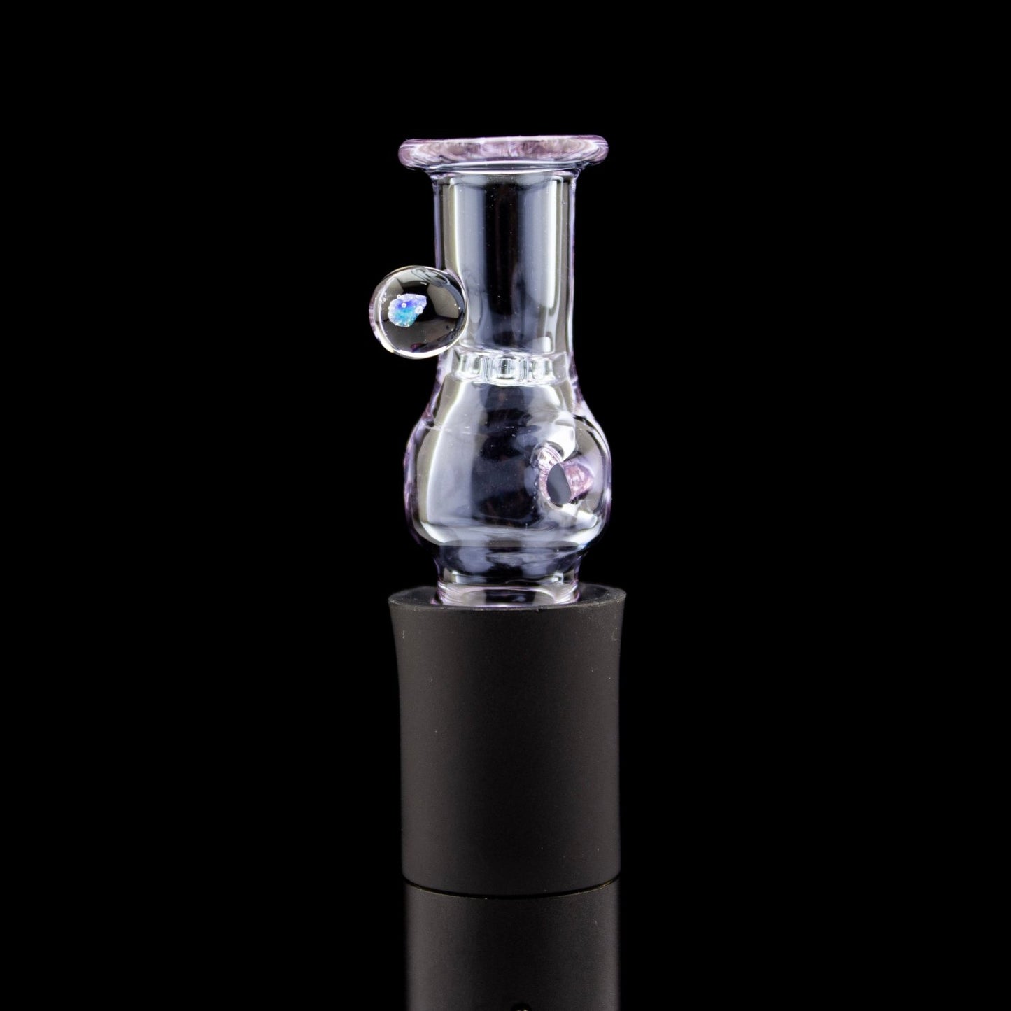 Dark Matter Dark Matter | Purple CFL Bubble Pivot Tip Heady Pivot Accessories | Planet Caravan