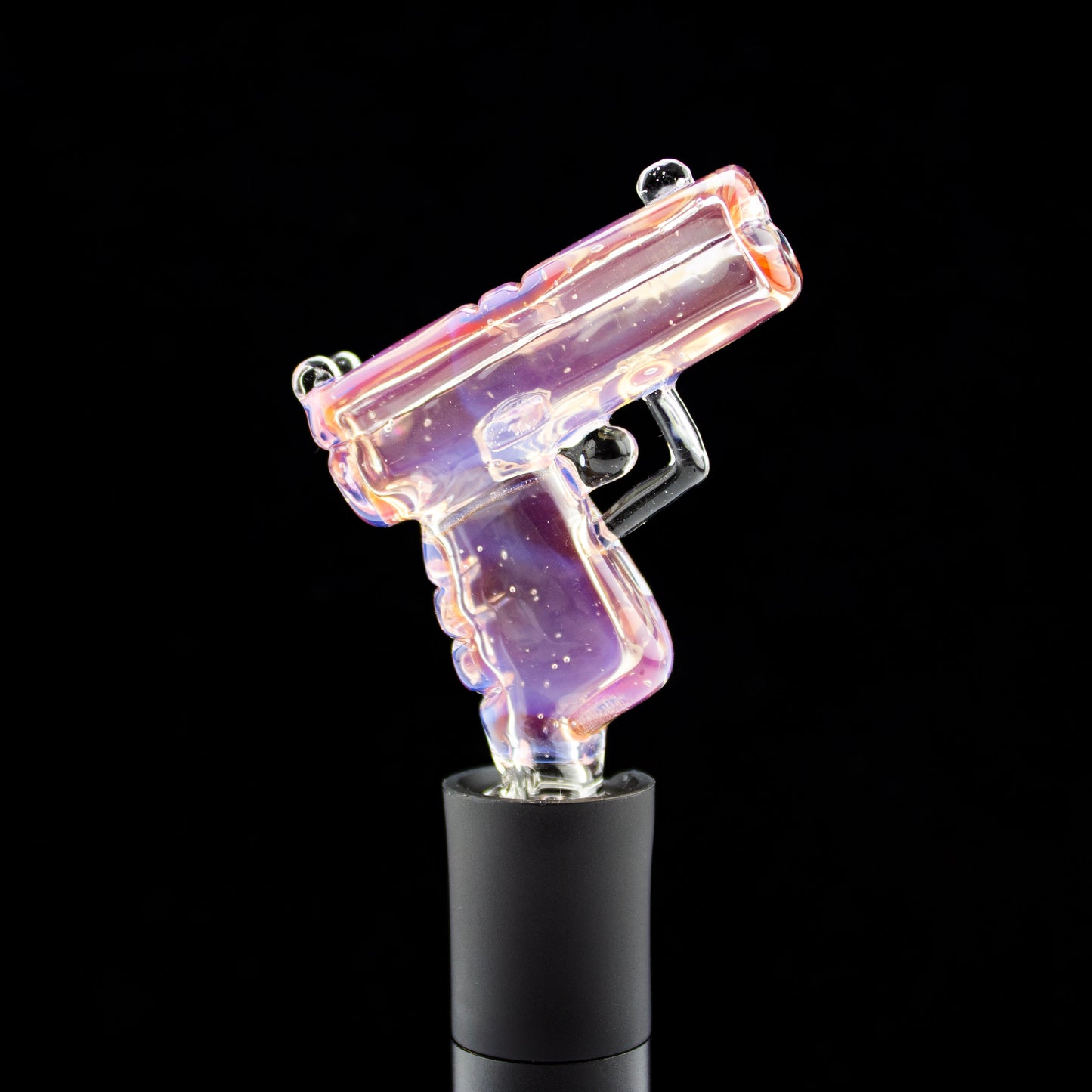 Heart & Mind Glass Neo Opal over Rose Pivot Glock Tip #HAM44 - Planet Caravan