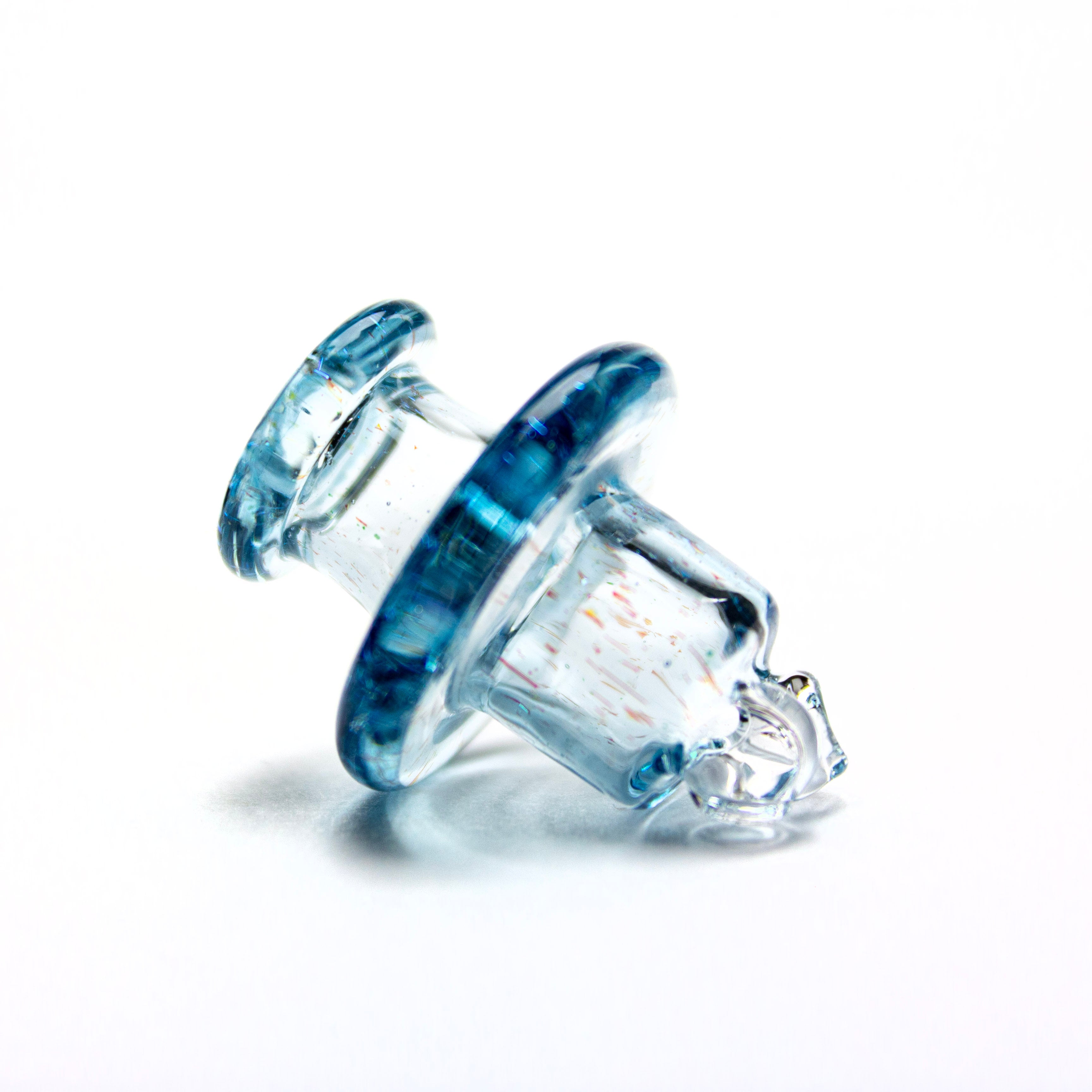 Sandalz Glass Atomic Stardust (UV) Dichro 3DXL Spinner Cap #SAN18 - Planet Caravan