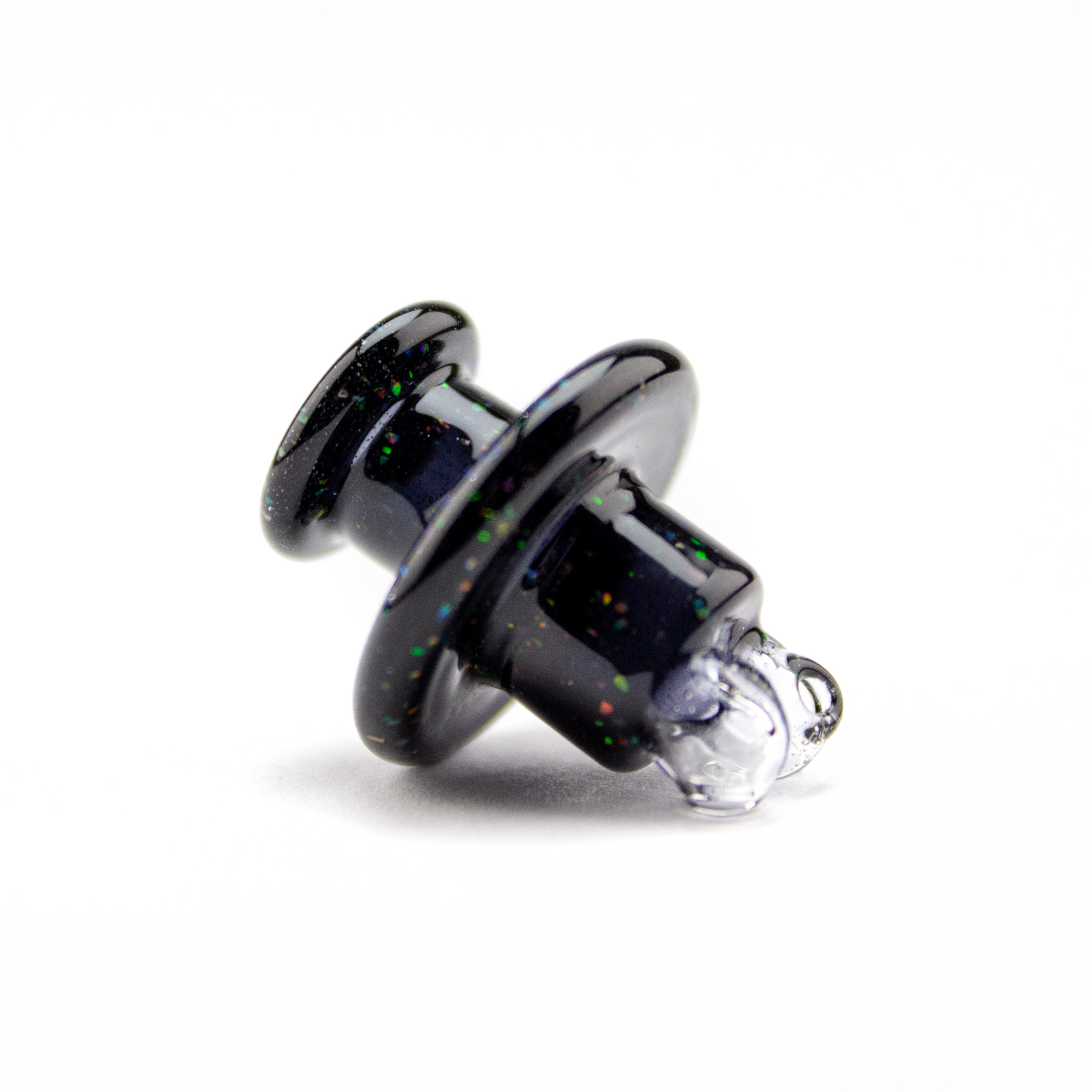 Sandalz Glass Black Crushed Opal 3DXL Spinner Cap #SAN19 - Planet Caravan