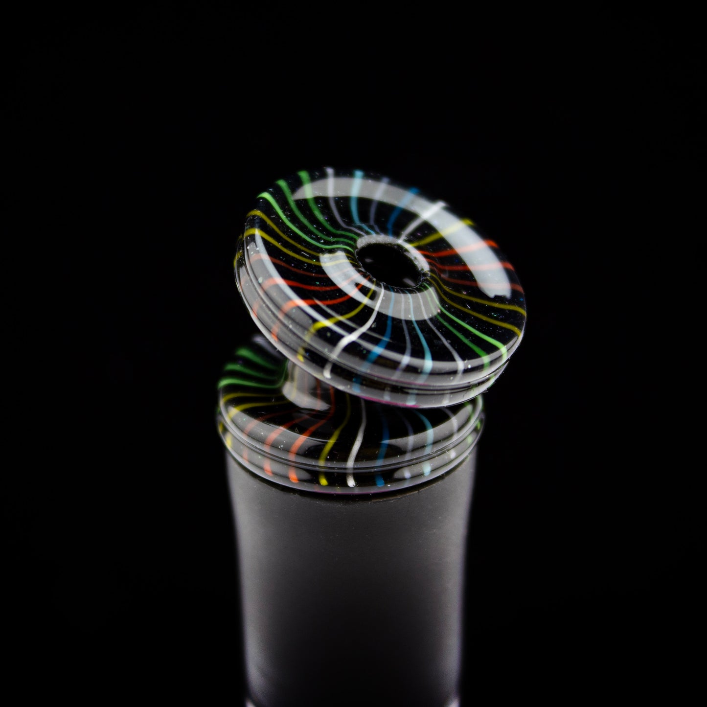 Slate Glass Stargazer Rainbow Kickback Pivot Tip #SLA15 - Planet Caravan