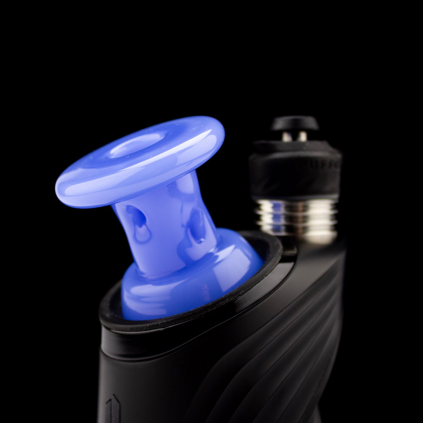 Durin Glass Milky Blue Mini Cooling Tower Peak Dry Top #DUR48 - Planet Caravan
