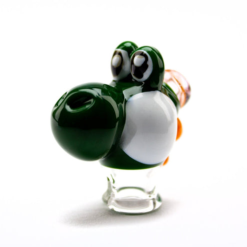 Willy Glass Guy Green Yoshi Pivot Tip WGG10 Heady Pivot Accessories | Planet Caravan