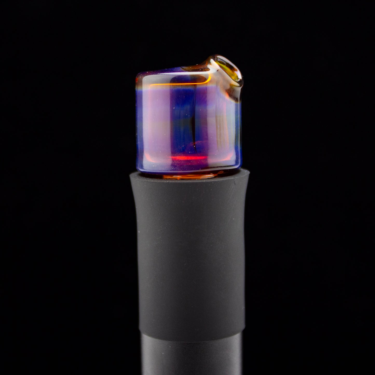 Sandalz Glass Amber Purple Pivot Spinner Tip #SAN51 - Planet Caravan