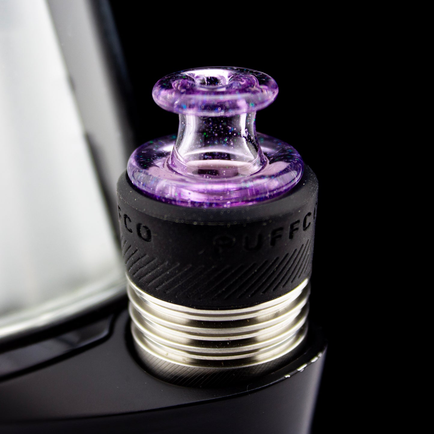 Sandalz Glass Gold Purple 3DXL Crushed Opal Spinner Cap #SAN47 - Planet Caravan