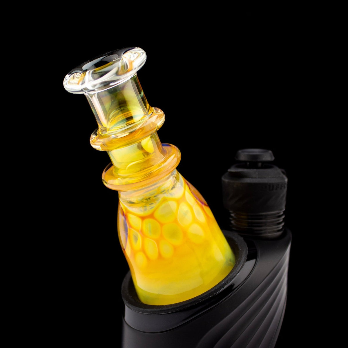 Catfish Glass Fumed Lip Honeycomb Dry Top CAF14 Vaporizer Attachments | Planet Caravan