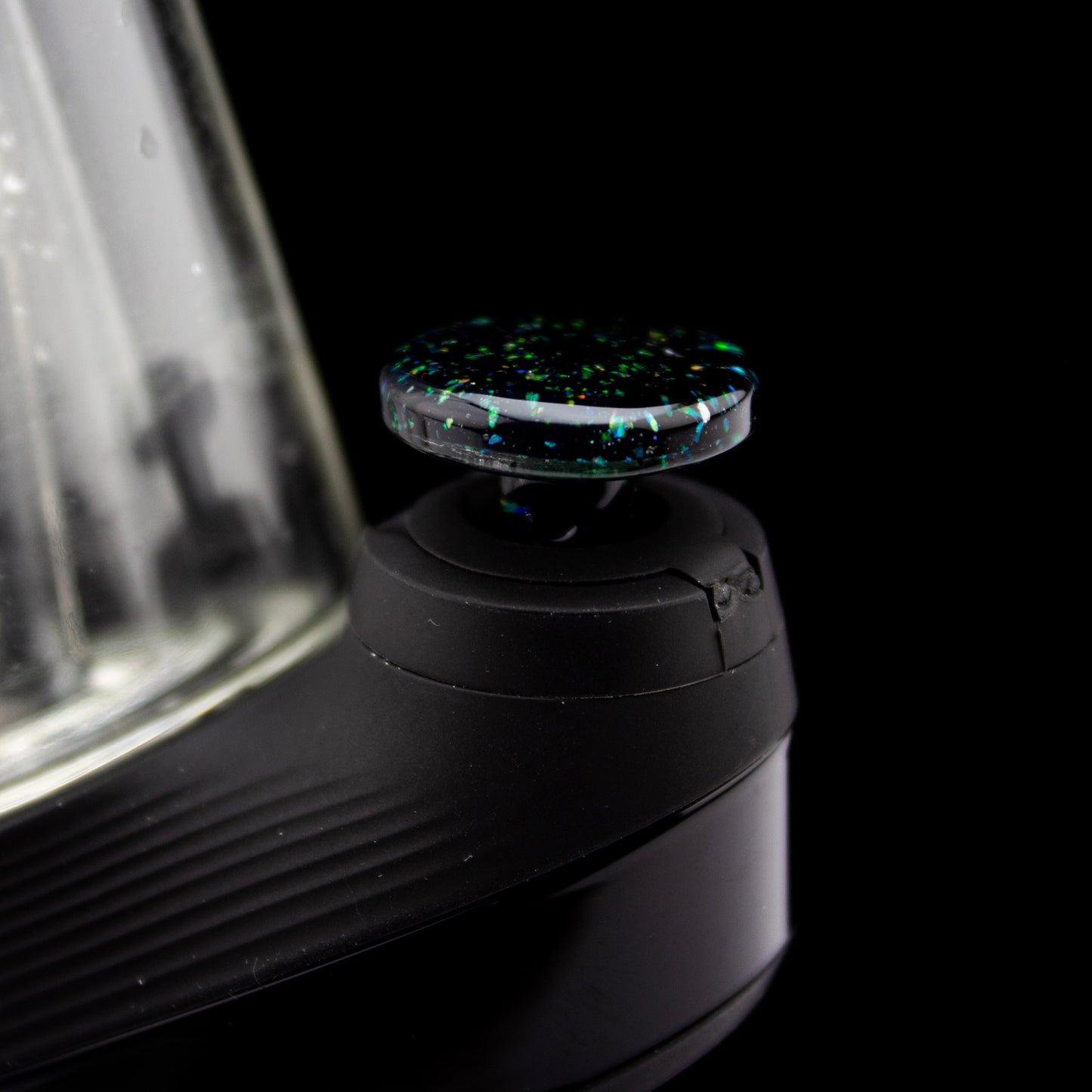 Surf City Tubes Black Crushed Opal 3D Joystick Cap #SCT079 - Planet Caravan