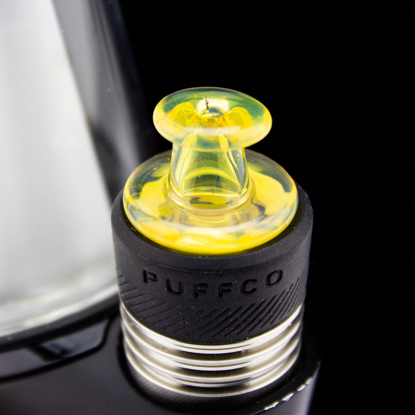Sandalz Glass NS Yellow 3DXL Spinner Cap #SAN67 - Planet Caravan