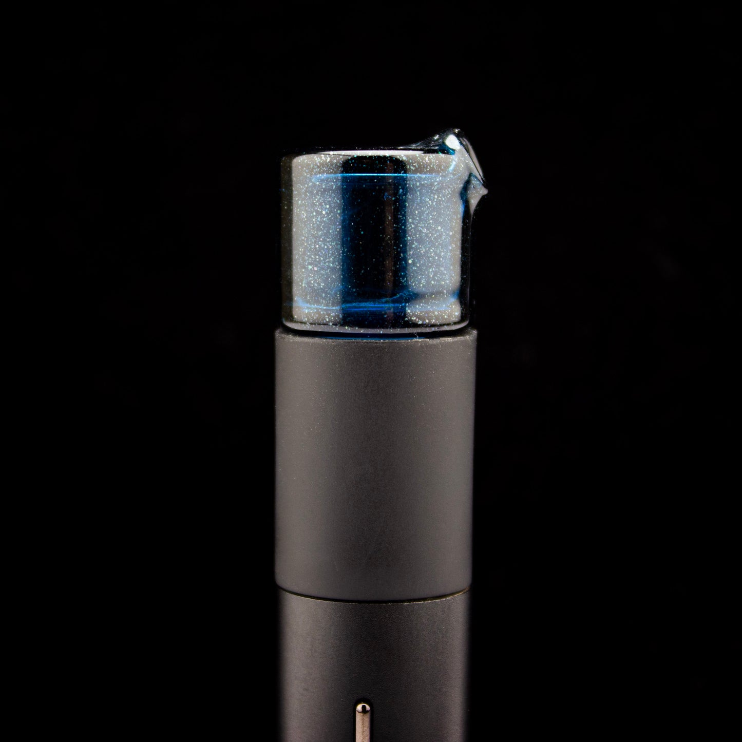 Sandalz Glass Blue Stardust Pivot Spinner Tip #SAN76 - Planet Caravan