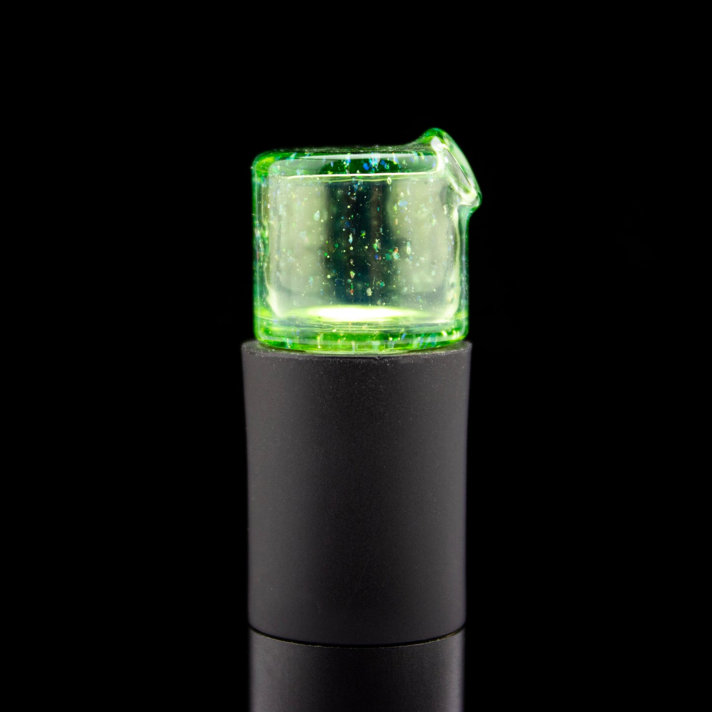 Sandalz Glass Plantphibian Crushed Opal Pivot Spinner Tip #SAN90 - Planet Caravan