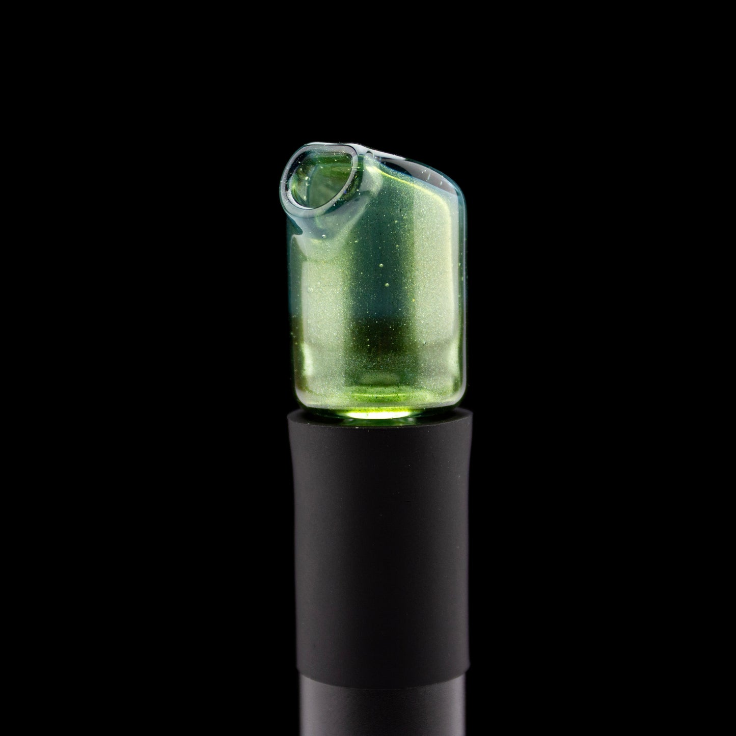 Kizmit Glass Raindrop over Jackpot Pivot Spinner Tip & Pearls #KZM66 - Planet Caravan