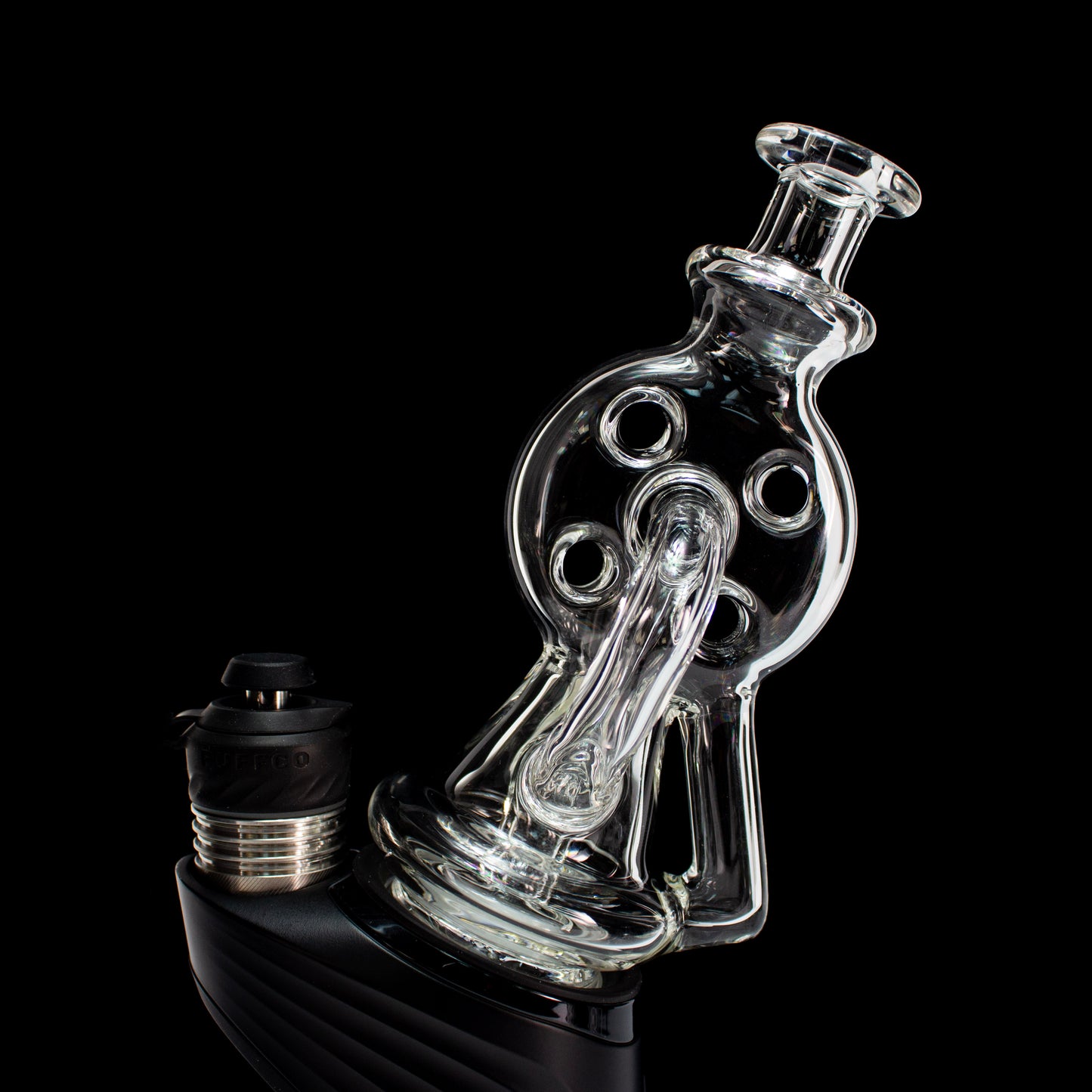 Uzzi Glass Clear Swiss Recycler Peak Top #UZI13 - Planet Caravan