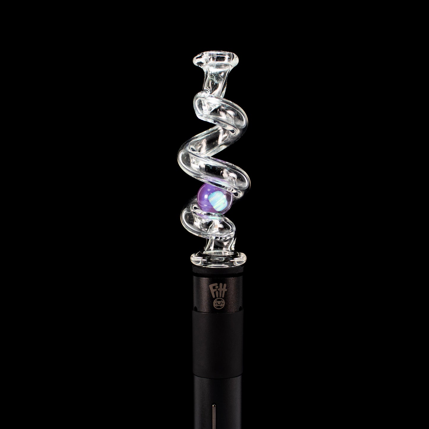 Sno Glass Opal Marble Coil Pivot Tip #SNO08 - Planet Caravan