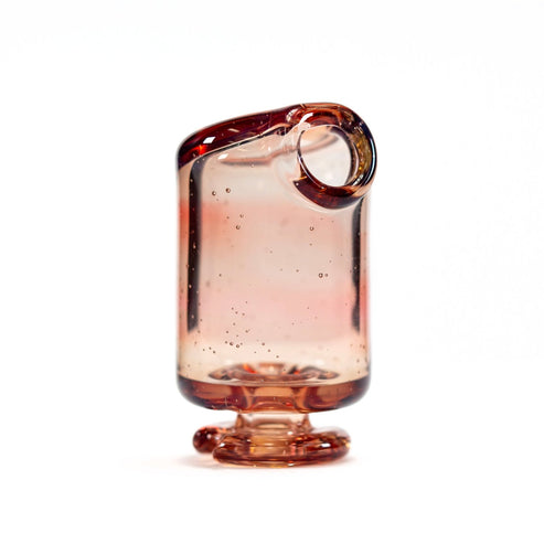 Kizmit Glass Blu-V/Phoenix Pivot Spinner Tip & Pearls KZM69 Heady Pivot Accessories | Planet Caravan