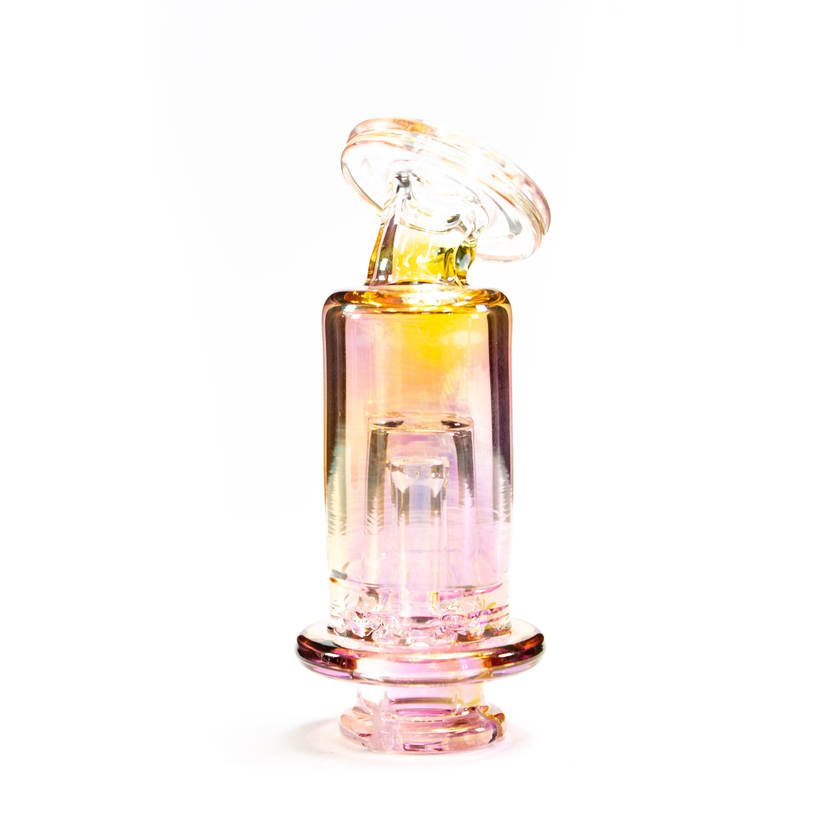 Slate Glass Slate Glass | Gold Fumed Kickback Core Bubbler #SLA34 - Planet Caravan
