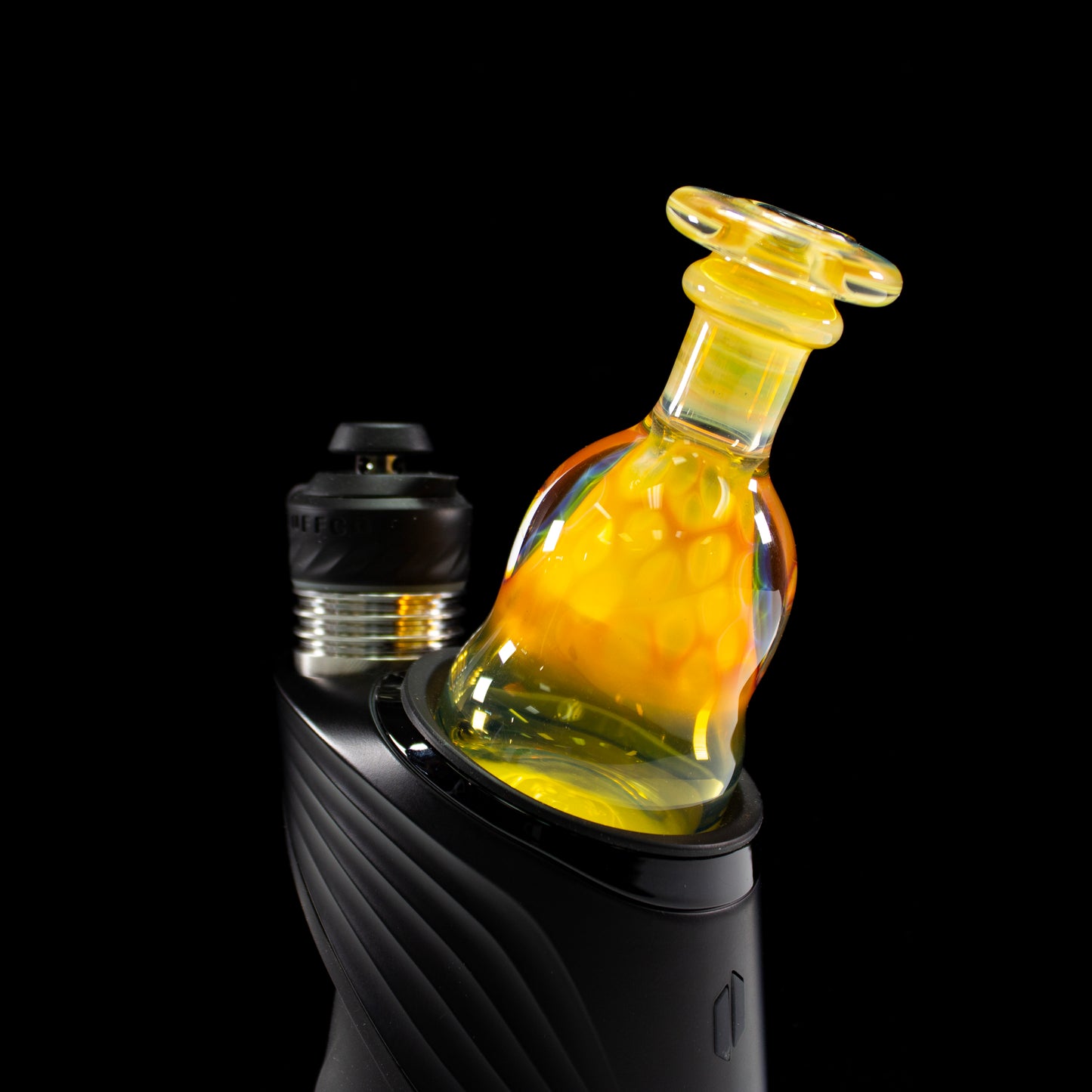 Catfish Glass Fumed Lip Honeycomb Dry Top #CAF36 - Planet Caravan