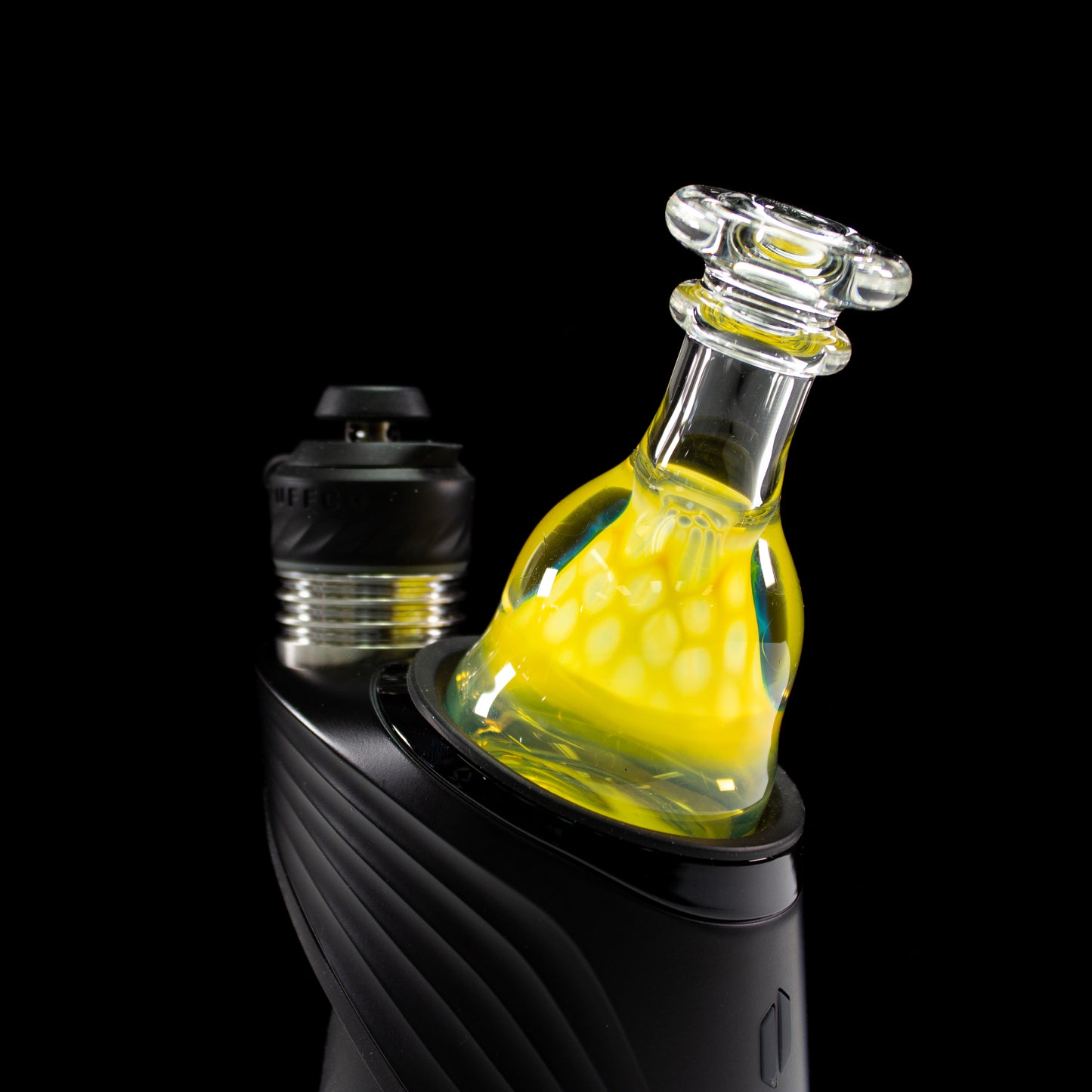 Catfish Glass Clear Lip Honeycomb Dry Top #CAF07 - Planet Caravan