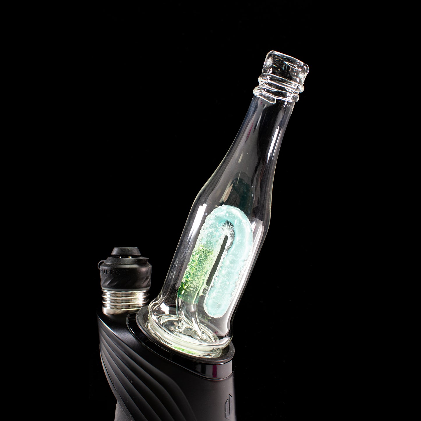 Green & Aqua Candy Bottle Peak Top #EMP459