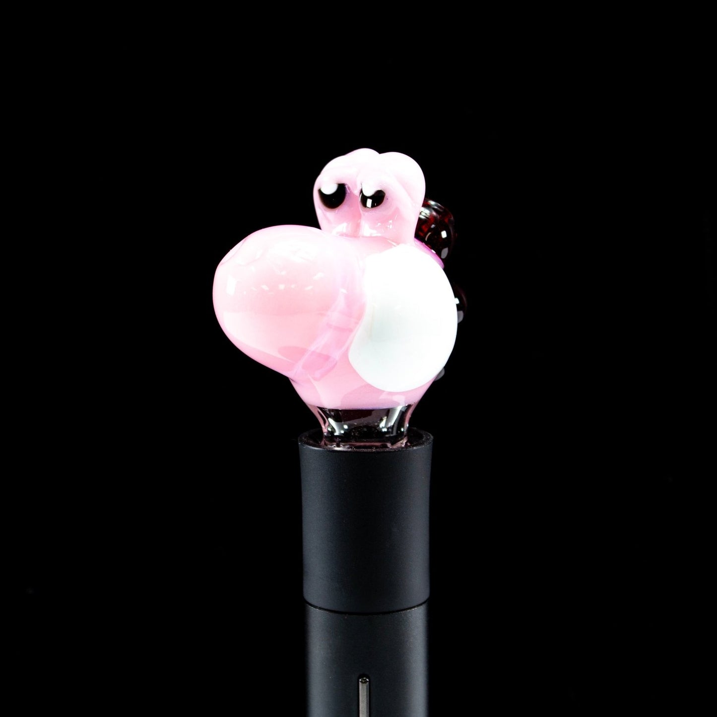 Willy Glass Guy Pink Yoshi Pivot Tip WGG11 Heady Pivot Accessories | Planet Caravan