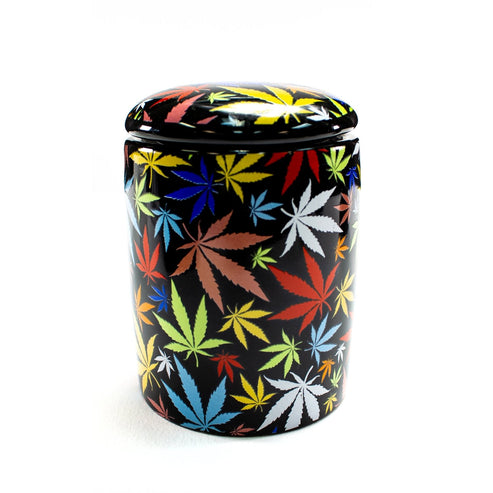 Fujima Fujima Ceramic Stash Jar 2.75" Storage | Planet Caravan
