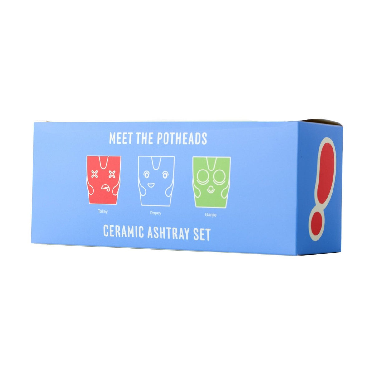 Big Fun! Big Fun! Potheads Ceramic Ashtray Set Ashtrays | Planet Caravan