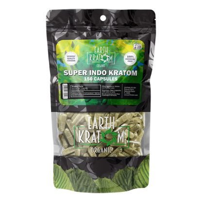 Earth Kratom Kratom Capsules 150ct Kratom | Planet Caravan