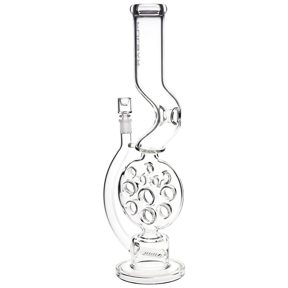 Pulsar Pulsar Glass - 18" Swiss Perc Kink Neck Bong 14mm WP1000 Bongs | Planet Caravan