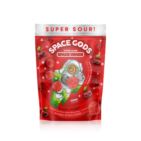 Space Gods Delta 9 Super Sour Gummies 900mg - Planet Caravan