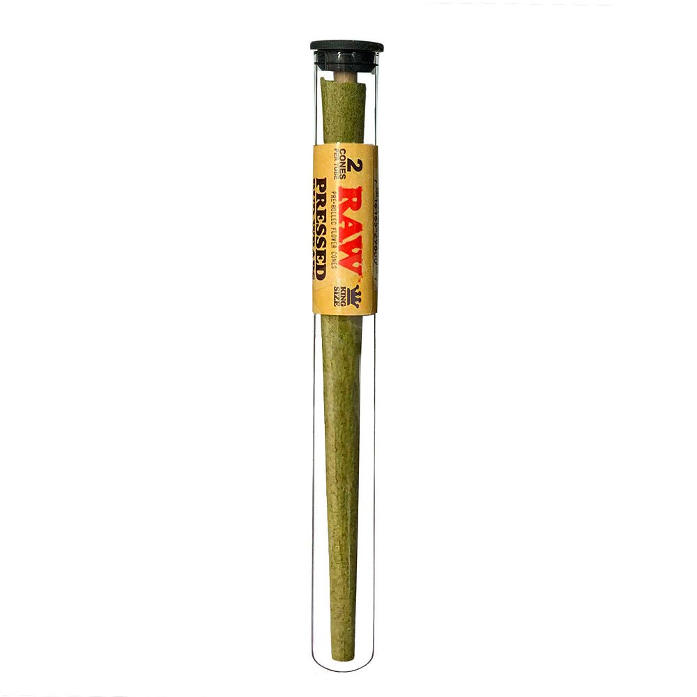 RAW RAW Pressed Bud Flower Cone - 2pk Kingsize Slim Papers & Blunt Wraps | Planet Caravan
