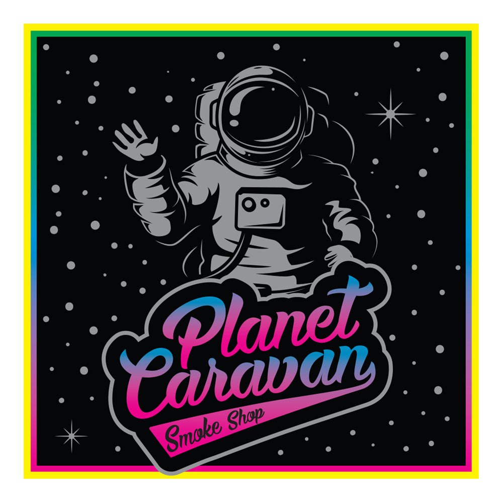 Large Neon Square Mood Mat - Planet Caravan Smoke Shop