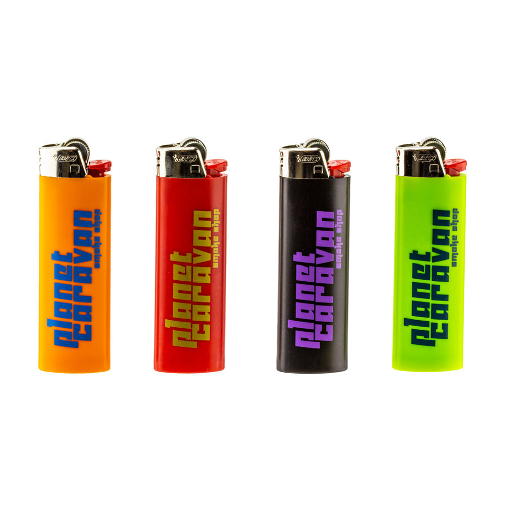 PC BIC Lighters - Planet Caravan Smoke Shop