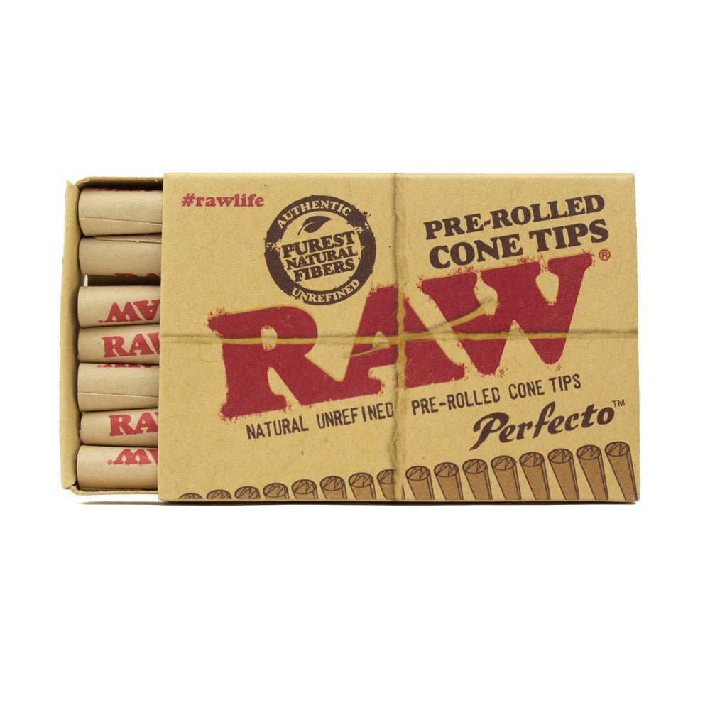 RAW RAW Tips - Perfecto Pre-Rolled Cone Papers & Blunt Wraps | Planet Caravan