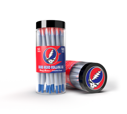 Blazy Susan 50pk Grateful Dead 98mm Pre-Rolled Cones - Planet Caravan