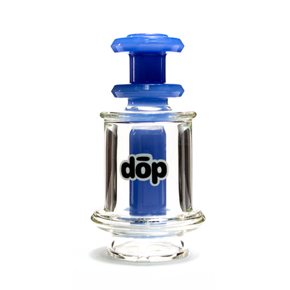 Dop Glass | Chug Peak Bubbler Attachment - Milky Blue